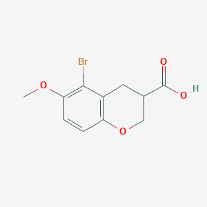 5-Bromo-6-methoxychromane-3-carboxylic acid