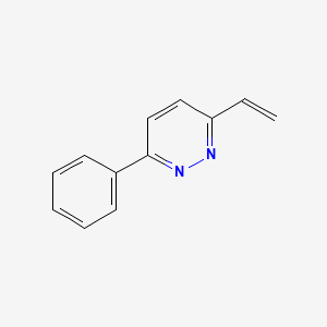 molecular formula C12H10N2 B13874563 3-Ethenyl-6-phenylpyridazine 