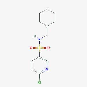 6-chloro-N-(cyclohexylmethyl)pyridine-3-sulfonamide