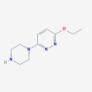 molecular formula C10H16N4O B1387471 3-Ethoxy-6-piperazin-1-ylpyridazine CAS No. 1105195-92-3