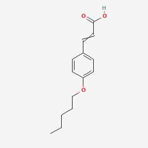 molecular formula C14H18O3 B13874724 4-Pentyloxycinnamic acid 