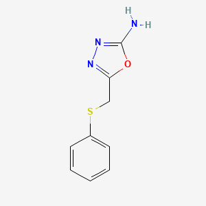 5-[(Phenylthio)methyl]-1,3,4-oxadiazol-2-amine