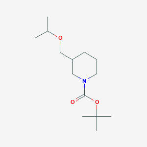molecular formula C14H27NO3 B13874802 Tert-butyl 3-(isopropoxymethyl)piperidine-1-carboxylate 