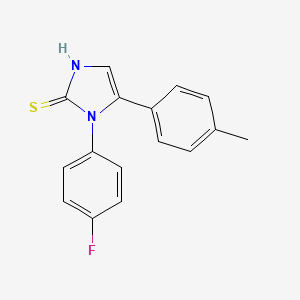 1-(4-fluorophenyl)-5-(4-methylphenyl)-1H-imidazole-2-thiol