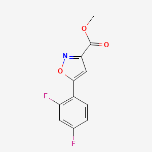 Methyl 5-(2,4-difluorophenyl)isoxazole-3-carboxylate