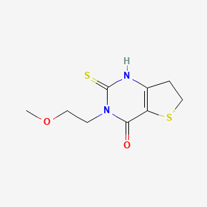 2-mercapto-3-(2-methoxyethyl)-6,7-dihydrothieno[3,2-d]pyrimidin-4(3H)-one