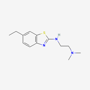 N'-(6-ethyl-1,3-benzothiazol-2-yl)-N,N-dimethylethane-1,2-diamine