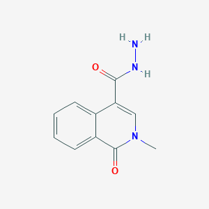 2-Methyl-1-oxo-1,2-dihydroisoquinoline-4-carbohydrazide