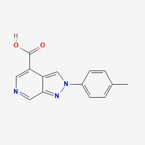2-(4-Methylphenyl)-2H-pyrazolo[3,4-c]pyridine-4-carboxylic acid