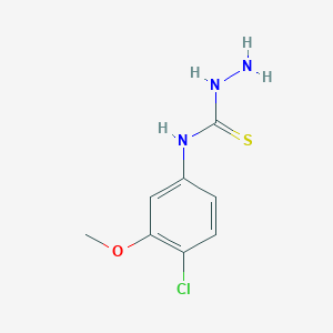 N-(4-Chloro-3-methoxyphenyl)hydrazinecarbothioamide