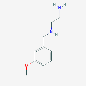 molecular formula C10H16N2O B1387522 N-(3-Methoxybenzyl)ethane-1,2-diamine CAS No. 1048675-29-1