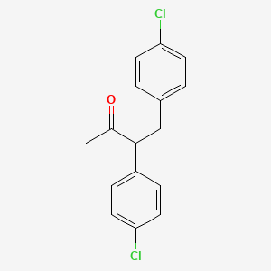 molecular formula C16H14Cl2O B13875286 3,4-Bis-(p-chlorophenyl)-2-butanone 
