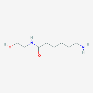 molecular formula C8H18N2O2 B1387534 6-Amino-N-(2-hydroxyethyl)hexanamide CAS No. 35408-82-3