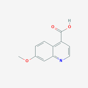 molecular formula C11H9NO3 B1387537 7-Methoxyquinoline-4-carboxylic acid CAS No. 816449-02-2