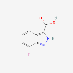 molecular formula C8H5FN2O2 B1387539 7-fluoro-1H-indazole-3-carboxylic acid CAS No. 959236-59-0