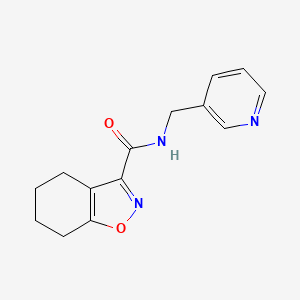 molecular formula C14H15N3O2 B13875441 N-(pyridin-3-ylmethyl)-4,5,6,7-tetrahydro-1,2-benzoxazole-3-carboxamide 