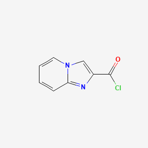 molecular formula C8H5ClN2O B13875492 Imidazo[1,2-a]pyridine-2-carbonyl chloride 