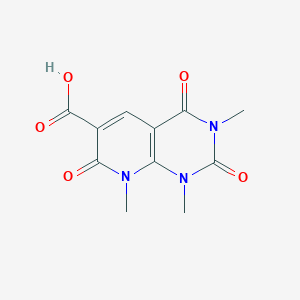 1,3,8-Trimethyl-2,4,7-trioxo-1,2,3,4,7,8-hexahydropyrido[2,3-d]pyrimidine-6-carboxylic acid