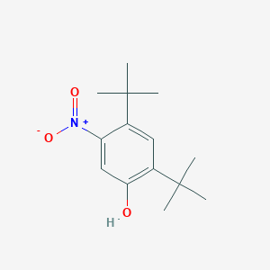 molecular formula C14H21NO3 B1387553 2,4-Di-tert-butyl-5-nitrophenol CAS No. 873055-57-3