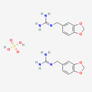 1-(Benzo[d][1,3]dioxol-5-ylmethyl)guanidine hemisulfate