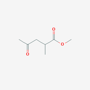 molecular formula C7H12O3 B138757 Methyl 2-methyl-4-oxopentanoate CAS No. 127323-49-3