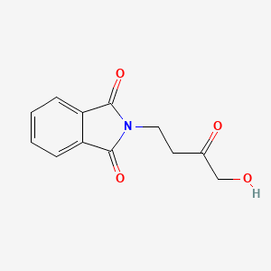 molecular formula C12H11NO4 B1387577 2-(4-Hydroxy-3-oxobutyl)-1H-isoindole-1,3(2H)-dione CAS No. 76879-43-1