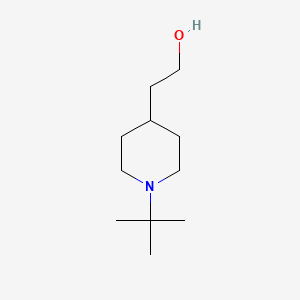 molecular formula C11H23NO B13875792 2-(1-Tert-butylpiperidin-4-yl)ethanol 