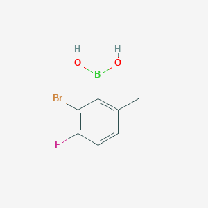 2-Bromo-3-fluoro-6-methylphenylboronic acid