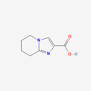 molecular formula C8H10N2O2 B1387588 5,6,7,8-Tetrahydroimidazo[1,2-a]pyridine-2-carboxylic acid CAS No. 917364-11-5