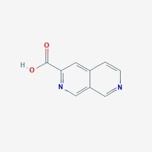 molecular formula C9H6N2O2 B1387590 2,7-Naphthyridine-3-carboxylic acid CAS No. 250674-48-7