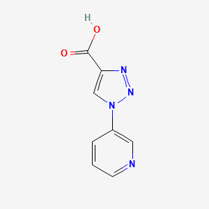 molecular formula C8H6N4O2 B1387592 1-(pyridin-3-yl)-1H-1,2,3-triazole-4-carboxylic acid CAS No. 933737-38-3