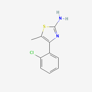 molecular formula C10H9ClN2S B1387598 4-(2-Chlorophenyl)-5-methylthiazol-2-ylamine CAS No. 206555-30-8