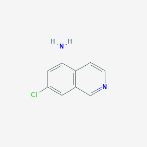 molecular formula C9H7ClN2 B1387628 7-Chloroisoquinolin-5-amine CAS No. 608515-70-4