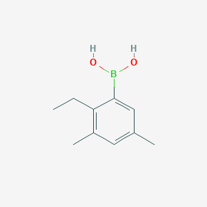 molecular formula C10H15BO2 B1387632 (2-Ethyl-3,5-dimethylphenyl)boronic acid CAS No. 1310403-92-9