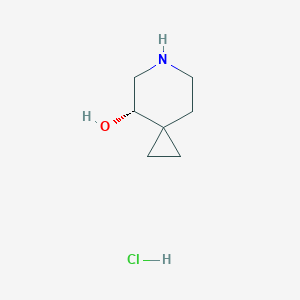 molecular formula C7H14ClNO B1387636 (4S)-6-Azaspiro[2.5]octan-4-ol hydrochloride CAS No. 1103501-89-8