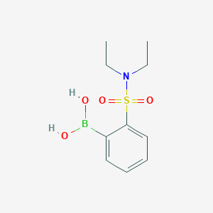 molecular formula C10H16BNO4S B1387640 2-N,N-Diethylsulfamoylphenylboronic acid CAS No. 957061-16-4