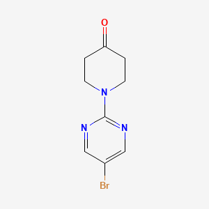 molecular formula C9H10BrN3O B1387645 1-(5-Bromopyrimidin-2-yl)-4-piperidinone CAS No. 914347-64-1