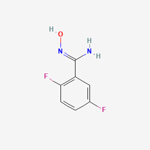molecular formula C7H6F2N2O B1387647 2,5-Difluorobenzamidoxime CAS No. 885957-32-4