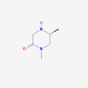 molecular formula C6H12N2O B1387655 (R)-1,5-Dimethylpiperazin-2-one CAS No. 1068149-96-1