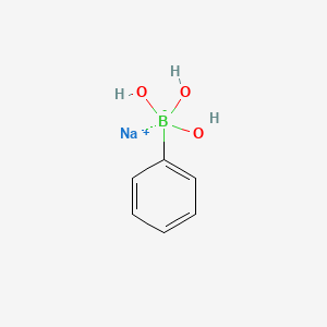 molecular formula C6H8BNaO3 B1387663 Sodium (Trihydroxy)phenylborate CAS No. 52542-80-0