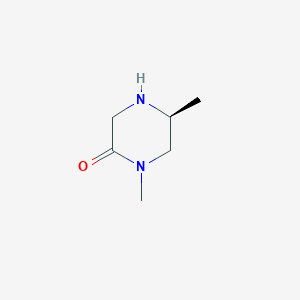 molecular formula C6H12N2O B1387664 (S)-1,5-Dimethylpiperazin-2-one CAS No. 1068149-94-9