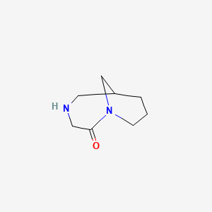 molecular formula C8H14N2O B1387665 1,4-Diazabicyclo[4.3.1]decan-2-one CAS No. 1000577-75-2