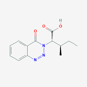 (2S)-3-methyl-2-(4-oxo-1,2,3-benzotriazin-3(4H)-yl)pentanoic acid