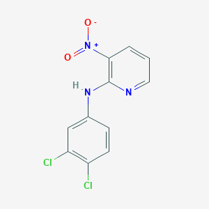 molecular formula C11H7Cl2N3O2 B13876818 N-(3,4-Dichlorophenyl)-3-nitropyridin-2-amine CAS No. 61963-82-4