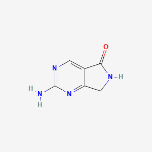 molecular formula C6H6N4O B1387684 2-Amino-6,7-dihydro-5H-pyrrolo[3,4-d]pyrimidin-5-one CAS No. 1092281-05-4
