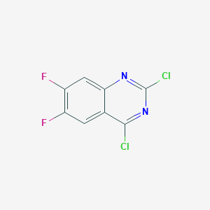 molecular formula C8H2Cl2F2N2 B1387685 2,4-Dichloro-6,7-difluoroquinazoline CAS No. 774212-69-0