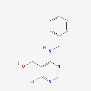 molecular formula C12H12ClN3O B1387690 [4-(Benzylamino)-6-chloro-5-pyrimidinyl]methanol CAS No. 1135283-48-5