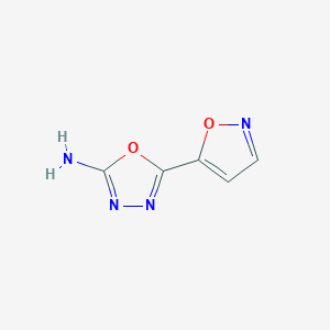 5-Isoxazol-5-yl-1,3,4-oxadiazol-2-amine