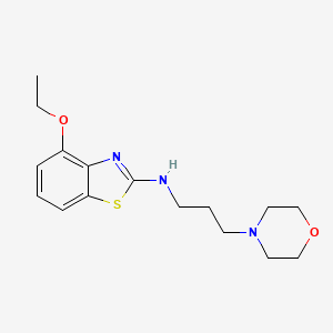 molecular formula C16H23N3O2S B1387695 4-ethoxy-N-(3-morpholinopropyl)benzo[d]thiazol-2-amine CAS No. 1105188-54-2