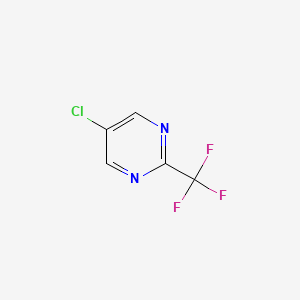 molecular formula C5H2ClF3N2 B1387701 5-Chloro-2-(trifluoromethyl)pyrimidine CAS No. 845618-08-8